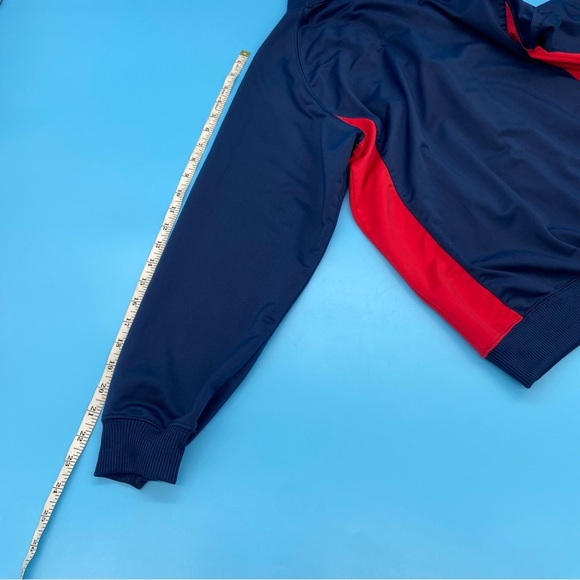 Nike Red Sox Stitched Blue and Red Track Jacket Size M - Picture 9 of 11
